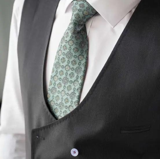 Croata necktie with white shirt