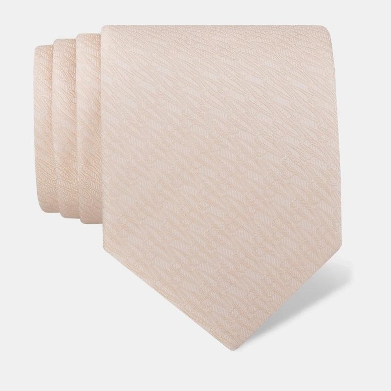 Cravat CROATA Thematic  Glagolitic alphabet Beige  Silk 100%  