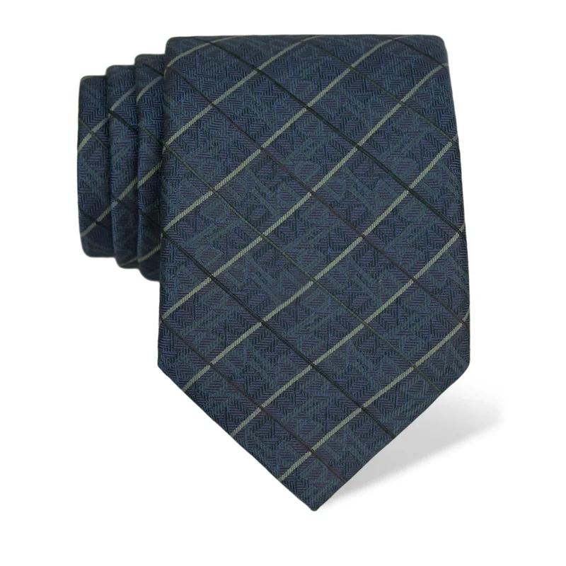 Cravat CROATA Thematic  Glagolitic alphabet Petroleum  Silk 100%  