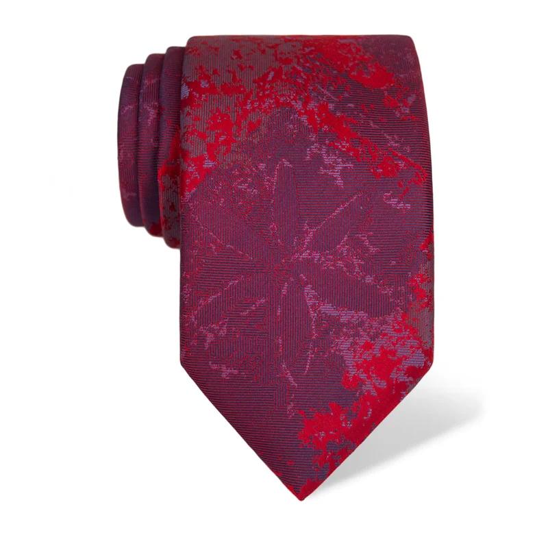 Cravat CROATA Thematic  Water fountain Red  Silk 100%  