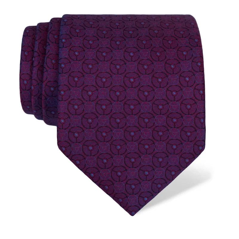 Cravat Thematic  Alka of Sinj Wine red  Silk 100%  