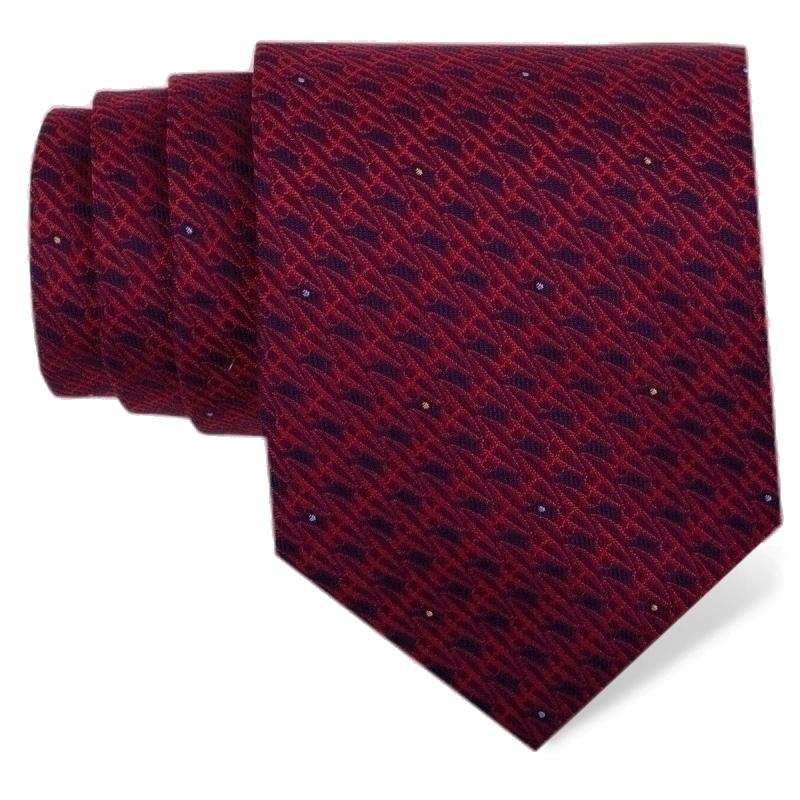 Cravat CROATA Brijuni Thematic  Glagolitic alphabet Dark blue  Silk 100%  