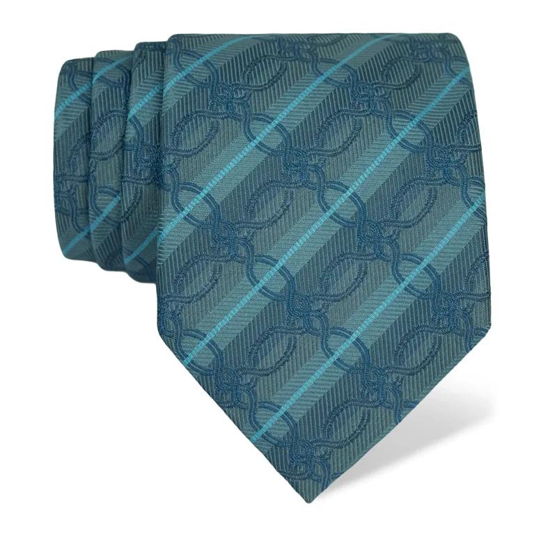 Cravat Brijuni Thematic  Braiding Light blue  Silk 100%  
