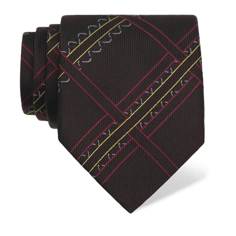 Cravat CROATA Brijuni Thematic  Braiding Black  Silk 100%  
