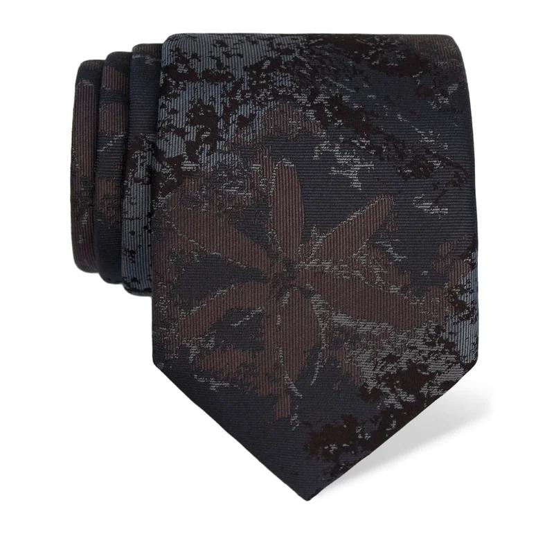 Cravat CROATA Thematic Large Water fountain Brown  Silk 100%  