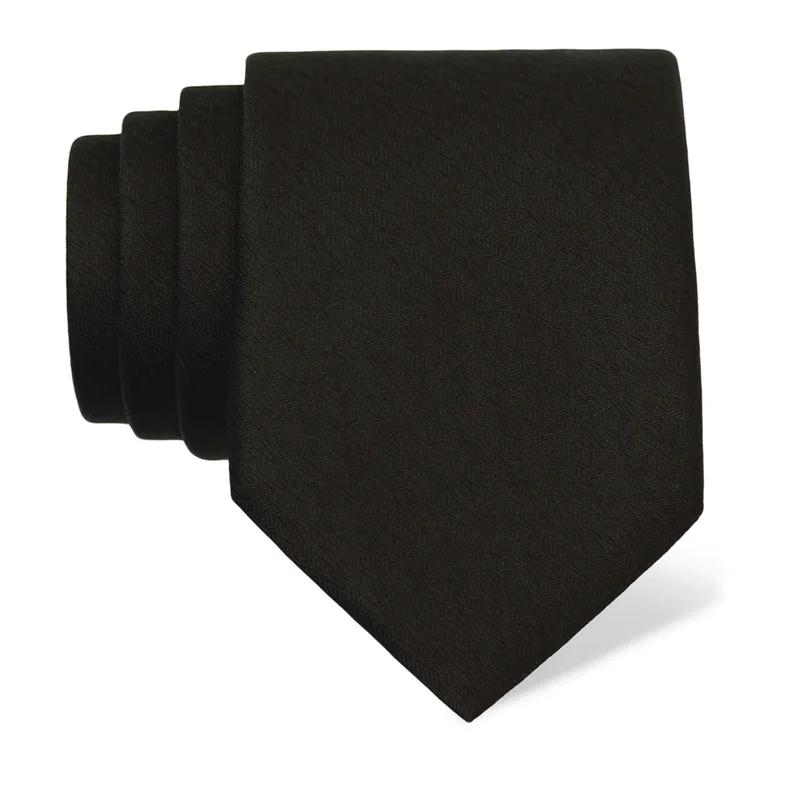 Cravat CROATA Thematic Large Glagolitic alphabet Black  Silk 100%  