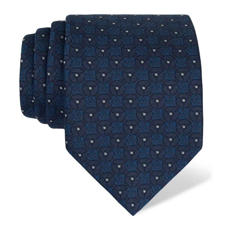 Cravat Thematic Large Alka of Sinj Dark blue  Silk 100%  