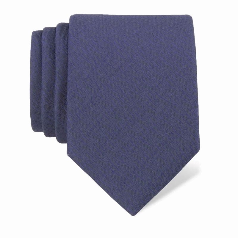 Cravat CROATA  Elementum Thematic  Glagolitic alphabet Dark blue  Silk 100%  Short sleeve
