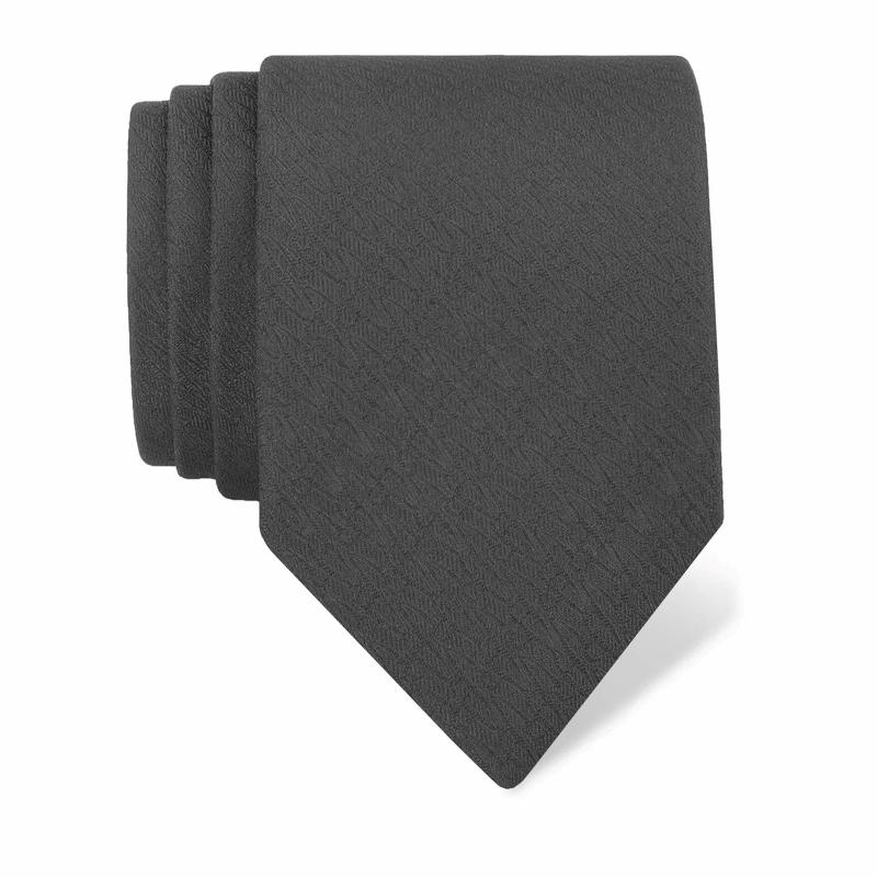Cravat CROATA Thematic  Glagolitic alphabet Black  Silk 100%  