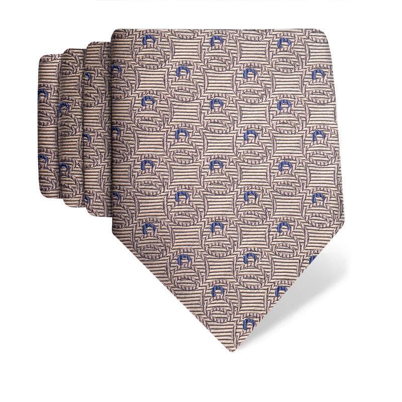 Cravat CROATA Thematic  Secession Gold  Silk 100%  