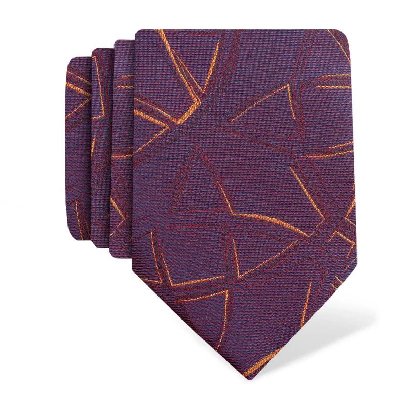 Cravat CROATA Trend Thematic  Braiding Purple  Silk 100%  