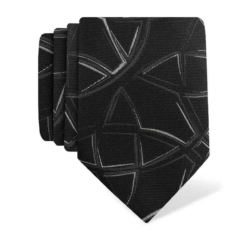 Cravat CROATA Trend Thematic  Braiding Black  Silk 100%  