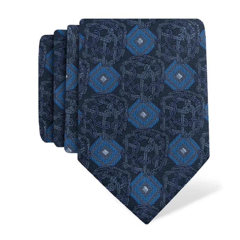 Cravat CROATA Trend Thematic  Braiding Dark blue  Silk 100%  