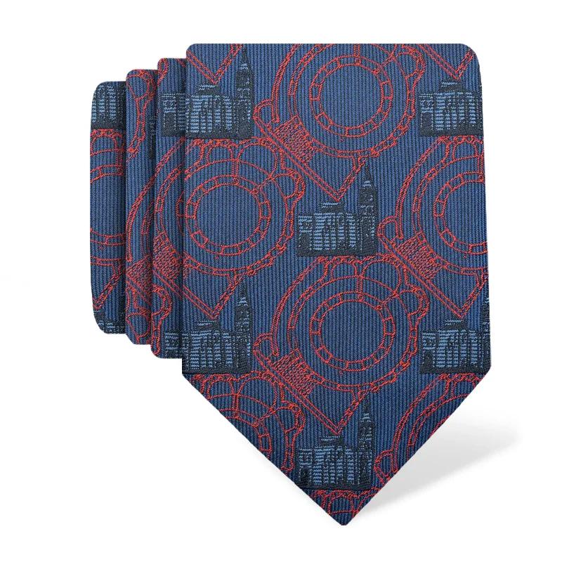 Cravat CROATA Trend Thematic  Zadar Dark blue  Silk 100%  