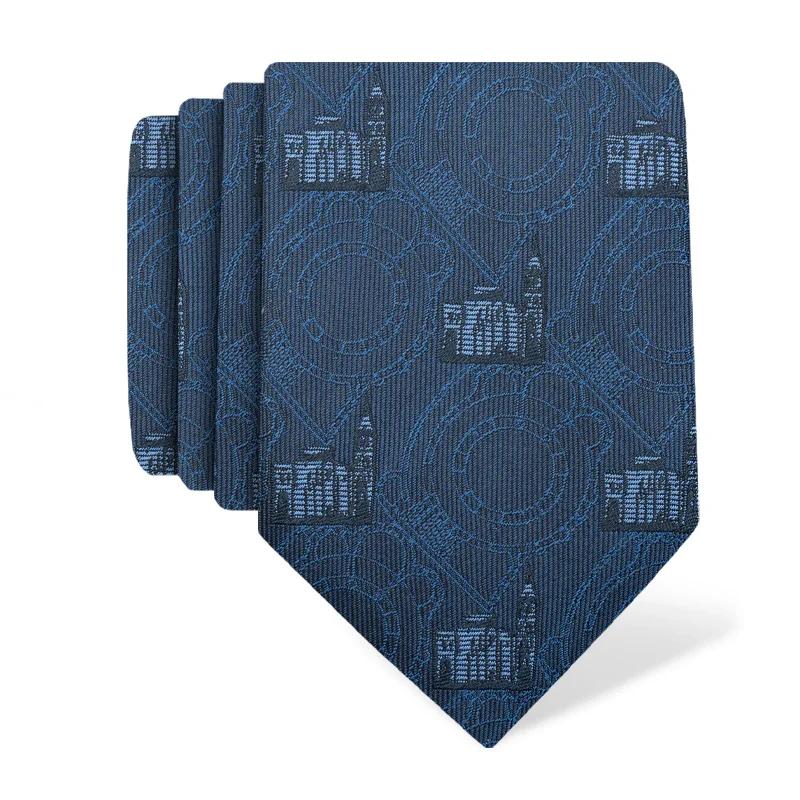 Cravat CROATA Trend Thematic  Zadar Dark blue  Silk 100%  