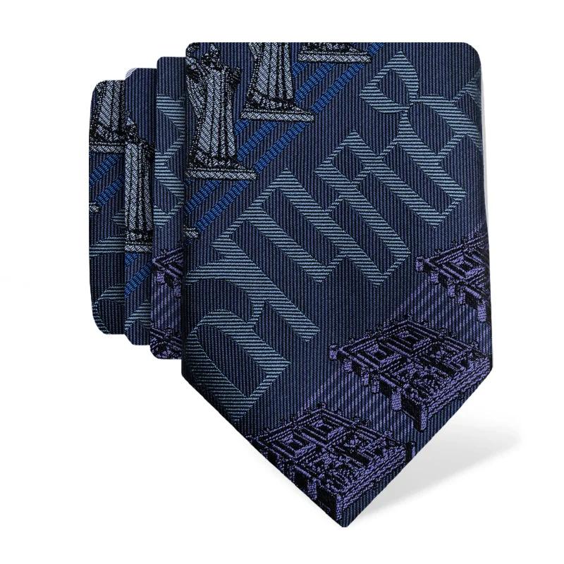 Cravat CROATA Trend Thematic  Split Dark blue  Silk 100%  