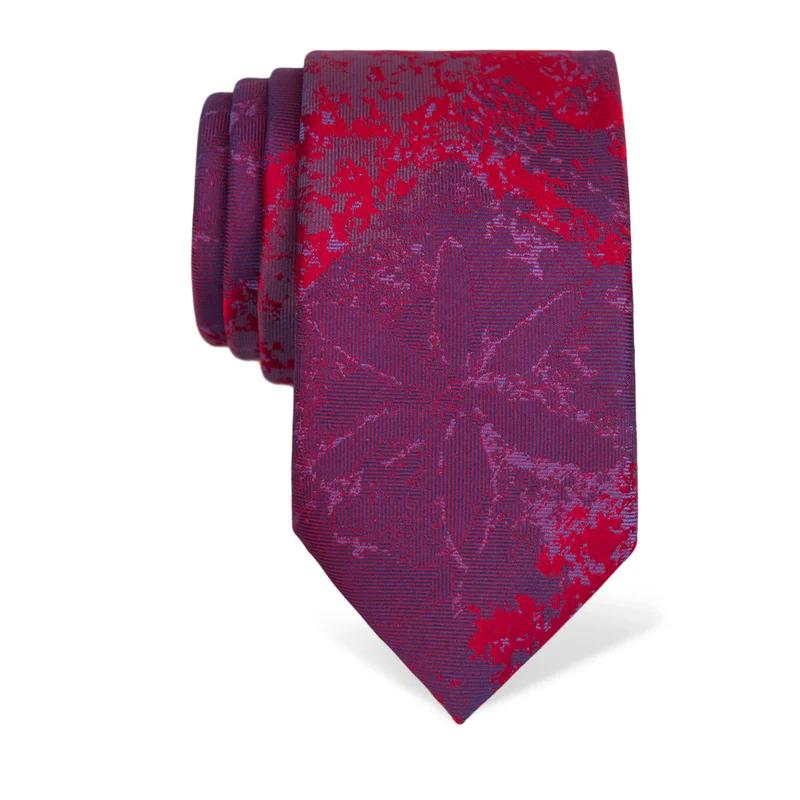 Cravat CROATA Thematic  Water fountain Red  Silk 100%  