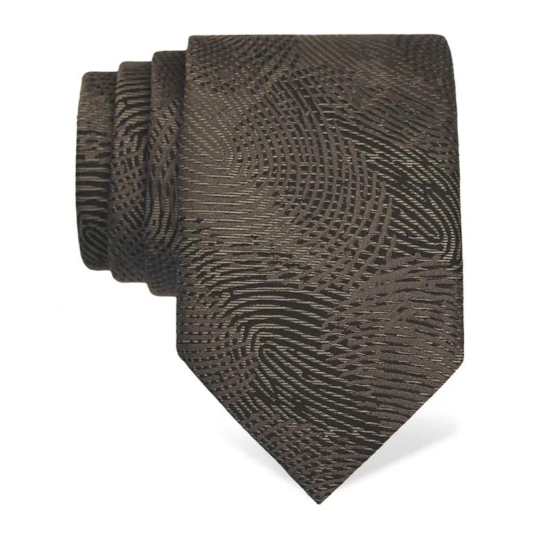Cravat CROATA Thematic  Fingerprints by Ivan Vučetić Grey  Silk 100%  