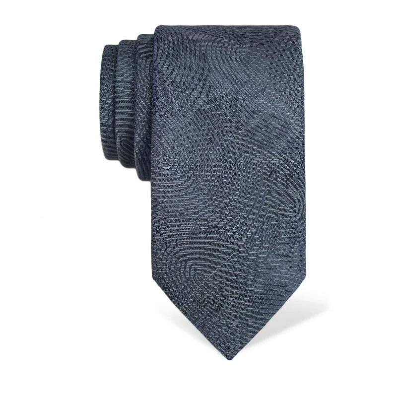 Cravat CROATA Thematic  Fingerprints by Ivan Vučetić Light blue  Silk 100%  