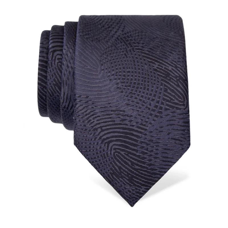 Cravat CROATA Thematic  Fingerprints by Ivan Vučetić Dark blue  Silk 100%  