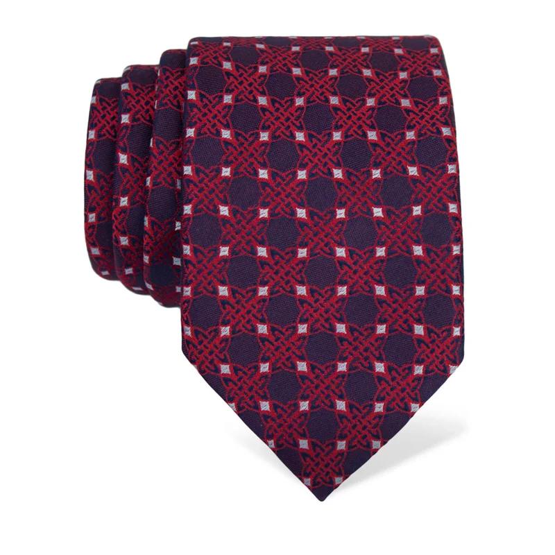 Cravat CROATA Thematic  Braiding Dark blue  Silk 100%  