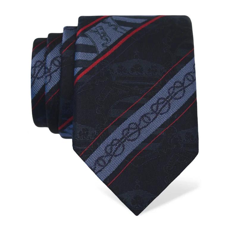 Cravat CROATA Thematic  Dubrovnik Dark blue  Silk 100%  