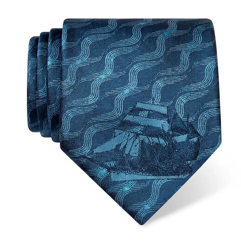 Cravat CROATA Thematic   Blue  Silk 100%  