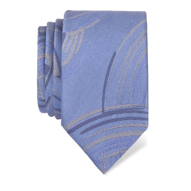 Cravat CROATA Thematic  Braiding Light blue  Silk 100%  