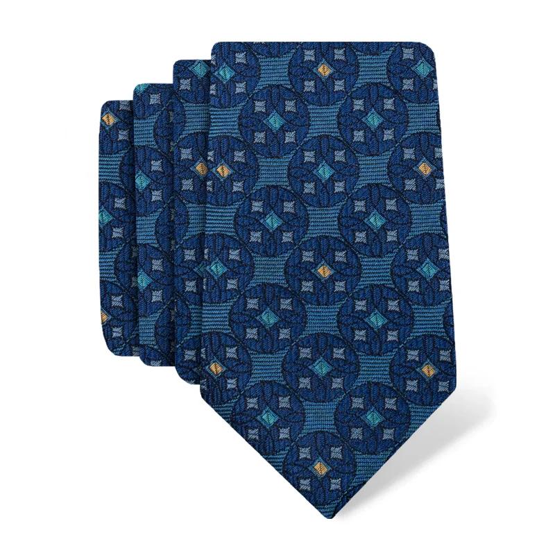Cravat CROATA Thematic  Secession Blue  Silk 100%  