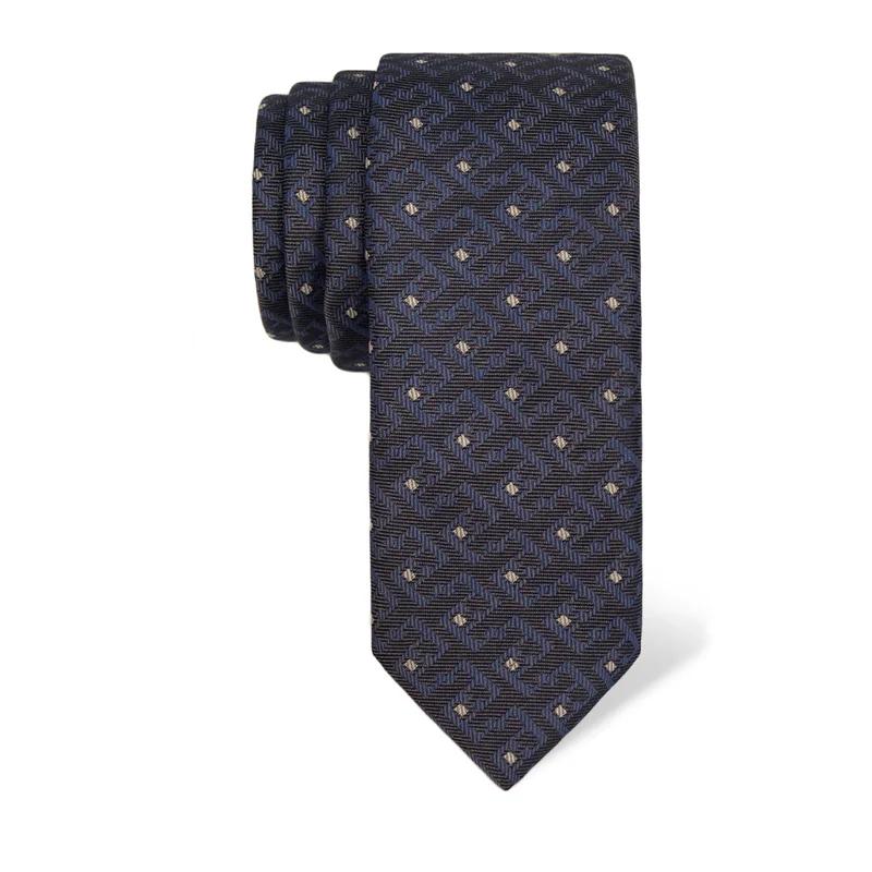 Cravat CROATA Thematic  Glagolitic alphabet Grey  Silk 100%  