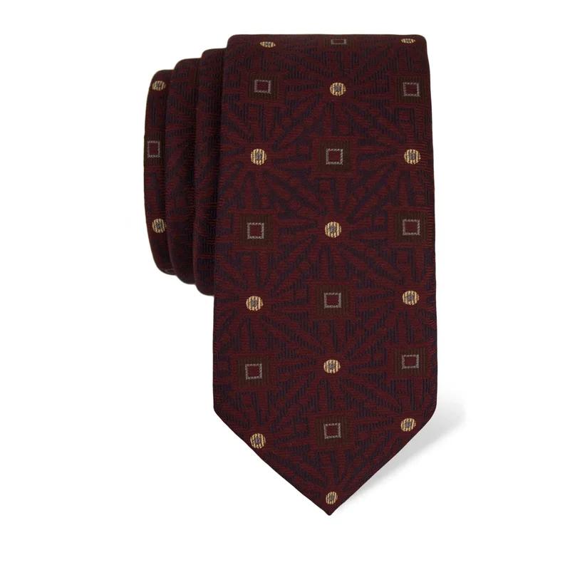 Cravat CROATA Thematic  Glagolitic alphabet Blue  Silk 100%  