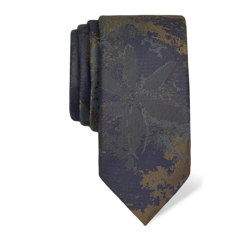 Cravat CROATA Thematic  Water fountain Blue  Silk 100%  