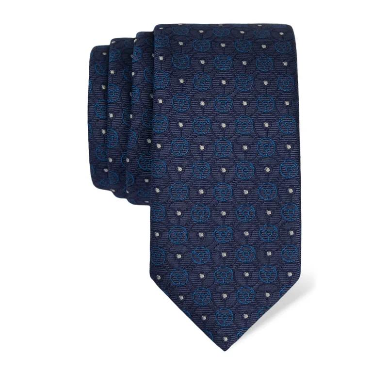 Cravat CROATA Thematic  Alka of Sinj Dark blue  Silk 100%  