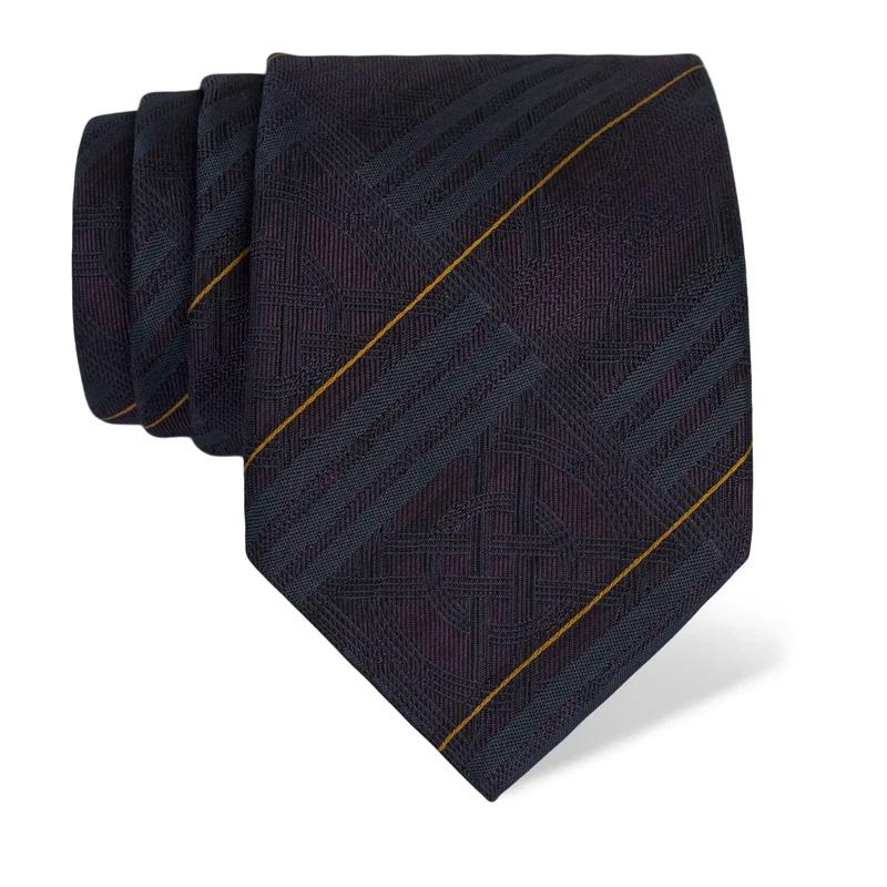 Cravat Thematic  Braiding Purple  Silk 100%  