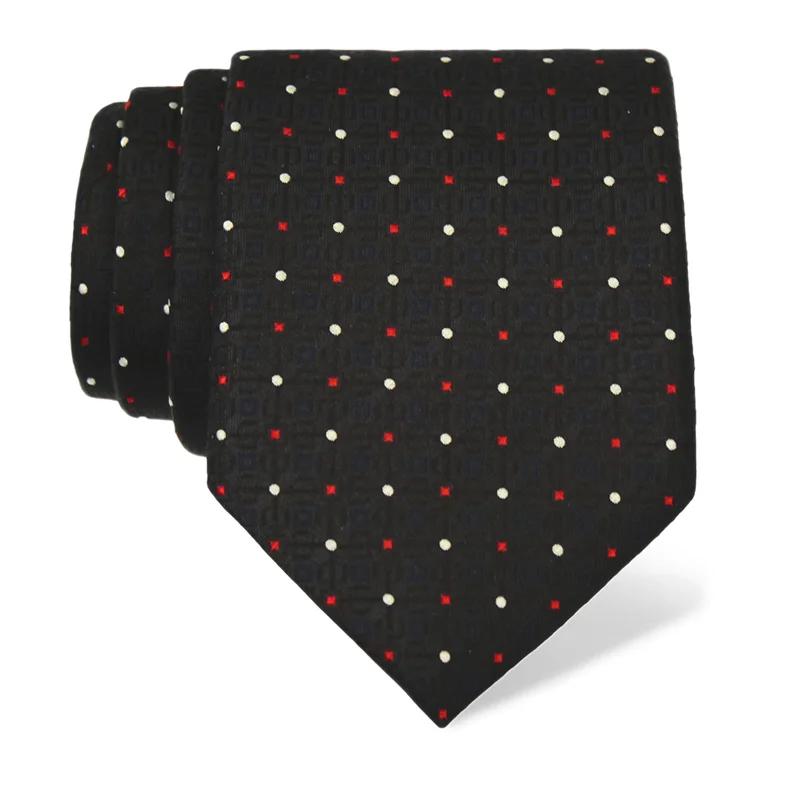 Cravat CROATA Thematic  Glagolitic alphabet Black  Silk 100%  