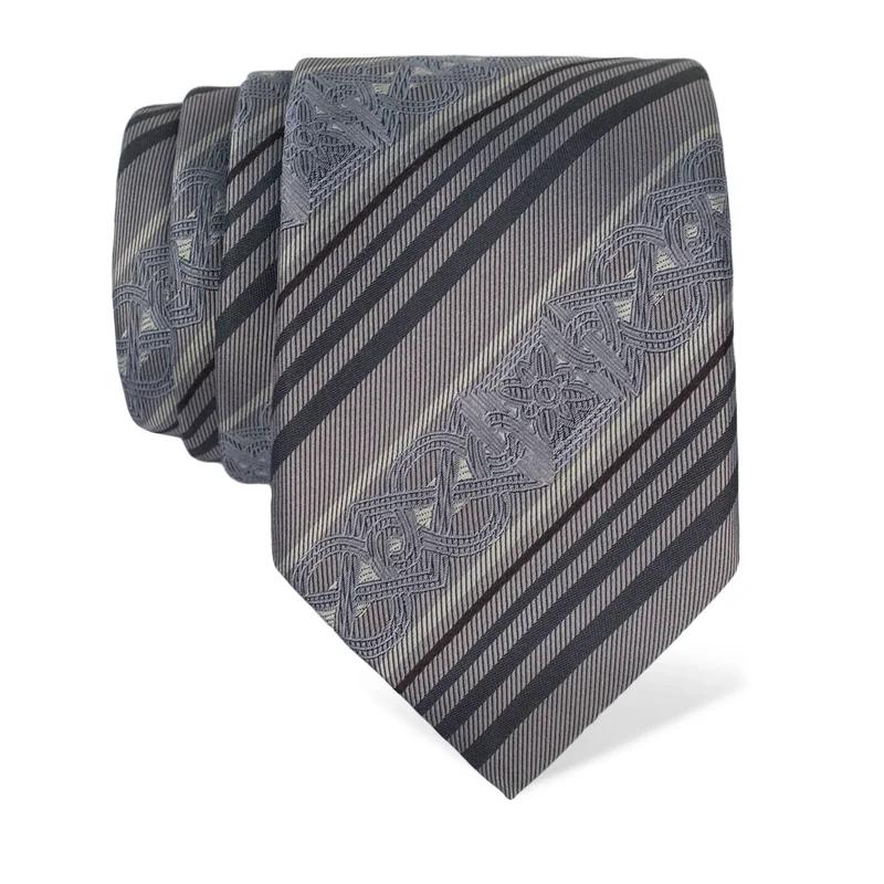 Cravat Thematic  Braiding Grey  Silk 100%  