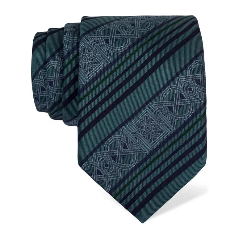 Cravat Thematic  Braiding Green  Silk 100%  
