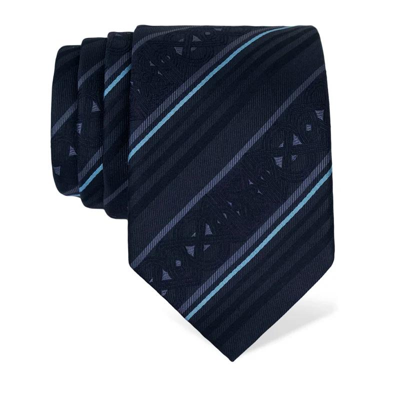 Cravat Thematic  Braiding Dark blue  Silk 100%  
