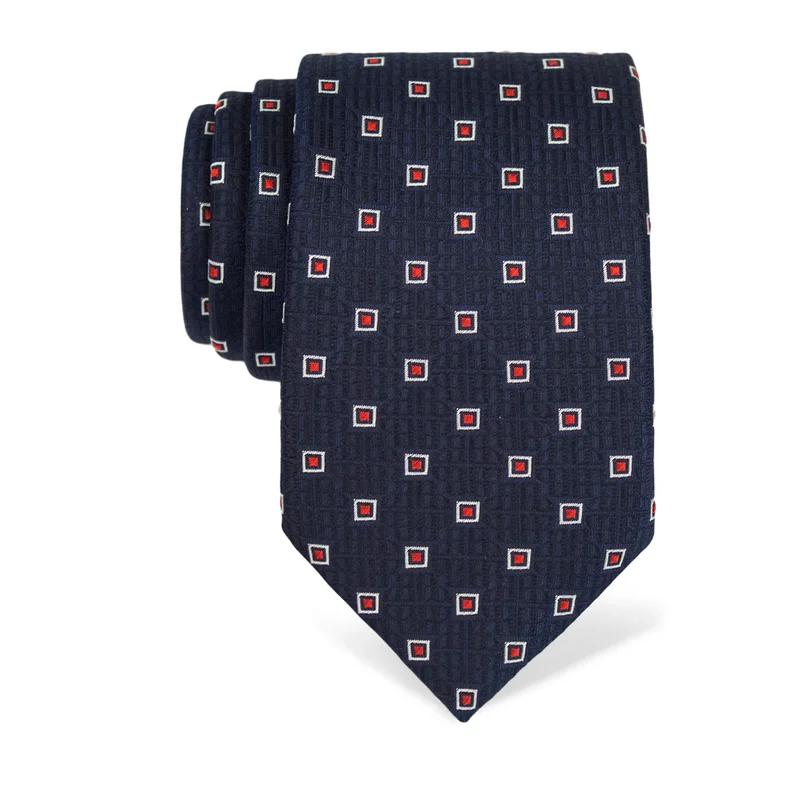Cravat CROATA Thematic  Glagolitic alphabet Dark blue  Silk 100%  