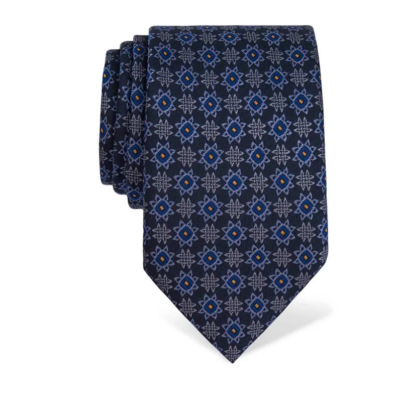 Cravat CROATA Thematic  Braiding Dark blue  Silk 100%  
