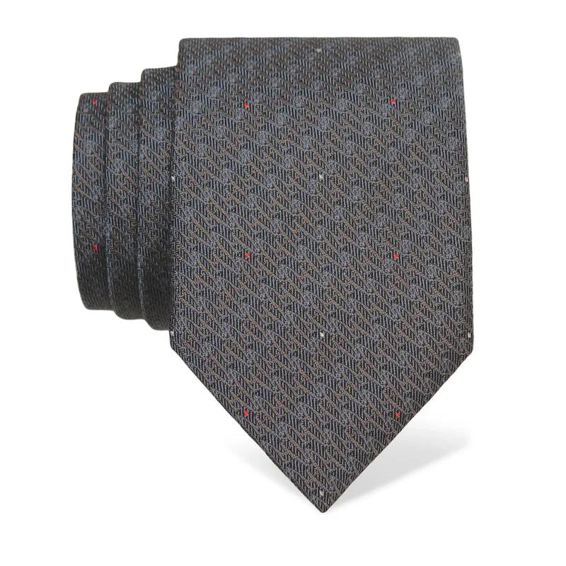 Cravat CROATA Brijuni Thematic  Glagolitic alphabet Grey  Silk 100%  