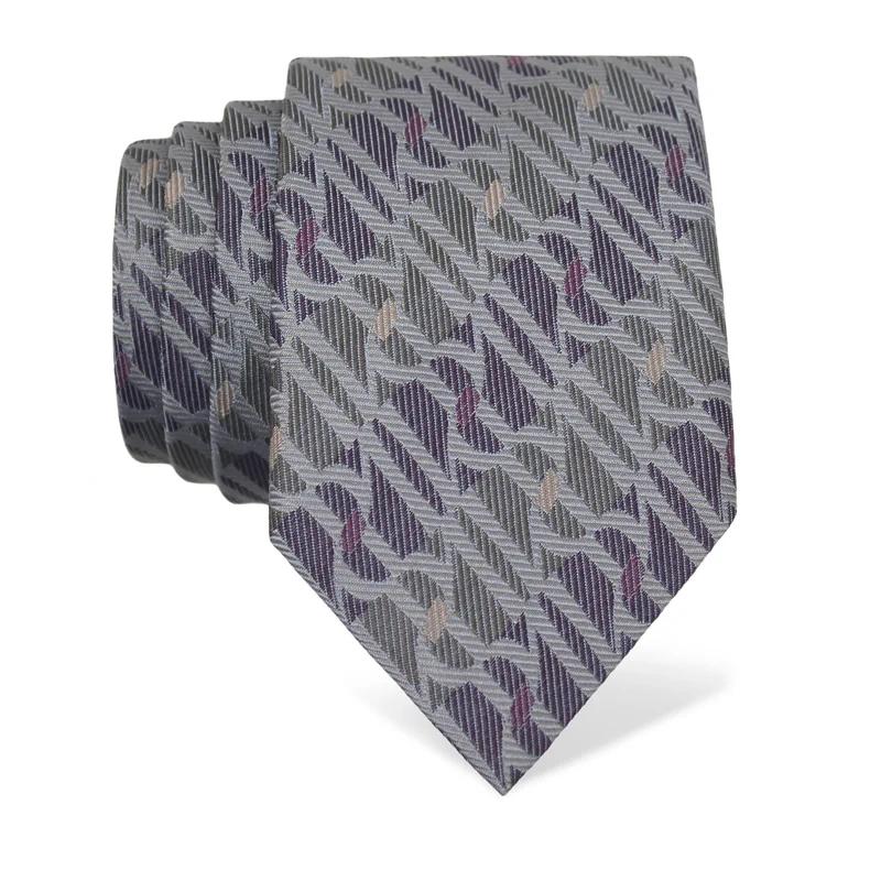 Cravat CROATA Brijuni Thematic  Braiding Grey  Silk 100%  