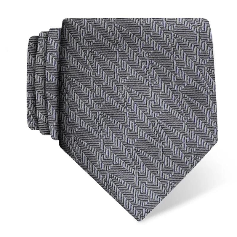 Cravat Dubrovnik Thematic Limited edition Glagolitic alphabet Grey  Silk 100%  