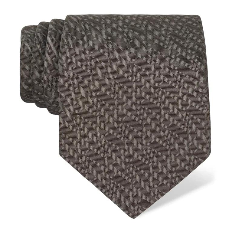 Cravat CROATA Dubrovnik Thematic Limited edition Glagolitic alphabet Grey  Silk 100%  