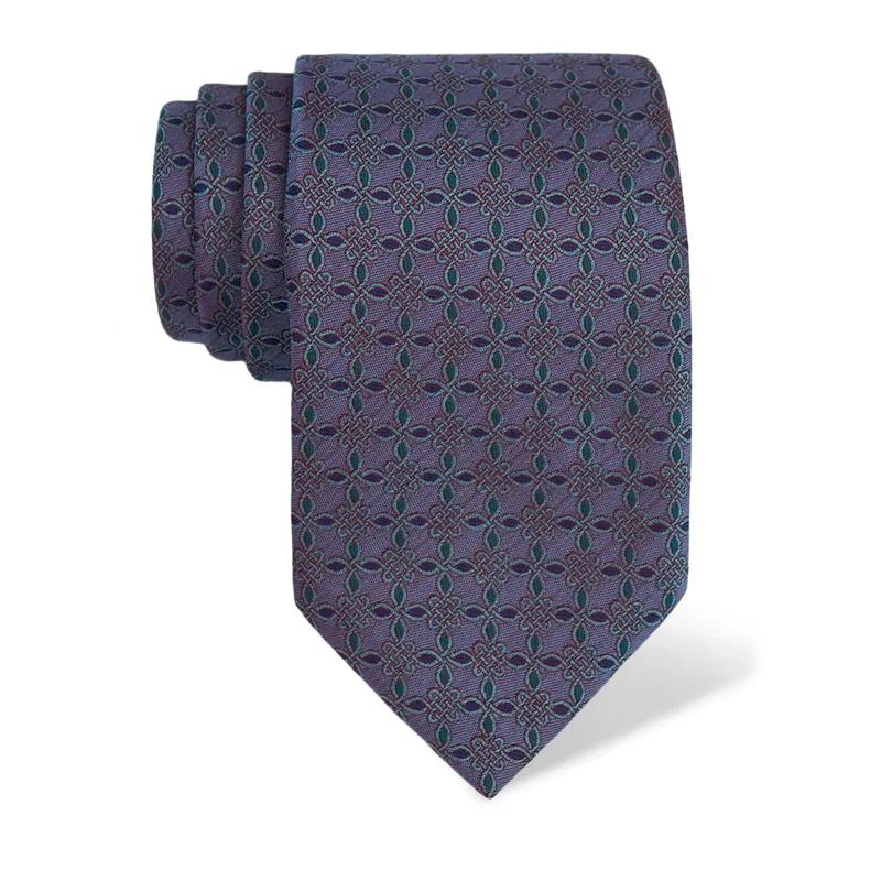 Cravat CROATA Dubrovnik Thematic Limited edition Braiding Light blue  Silk 100%  