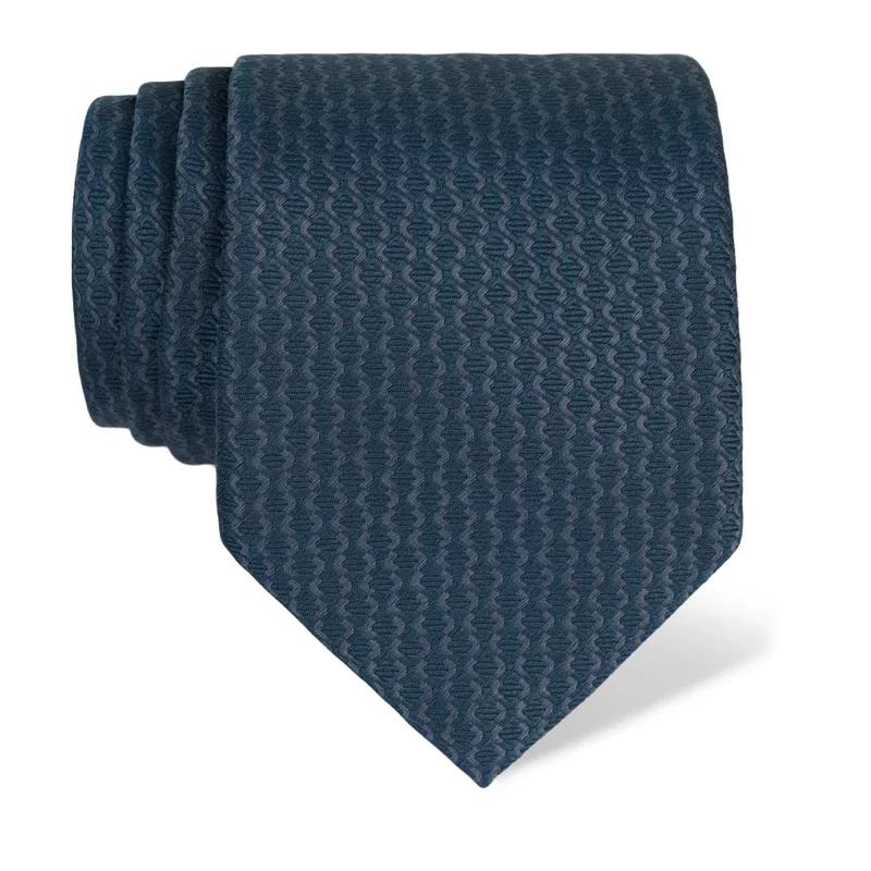 Cravat CROATA Classic  Small shapes Light blue  Silk 100%  