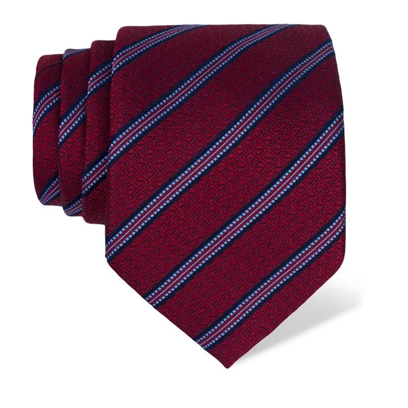 Cravat Classic  Regimental Red  Silk 100%  