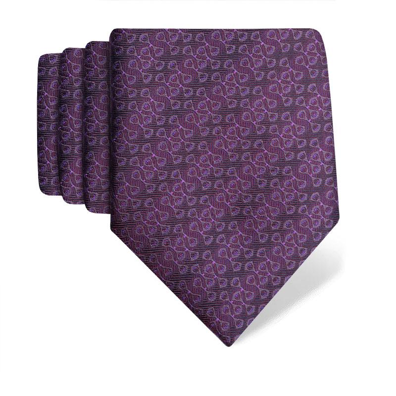 Cravat CROATA Classic  Other Purple  Silk 100%  