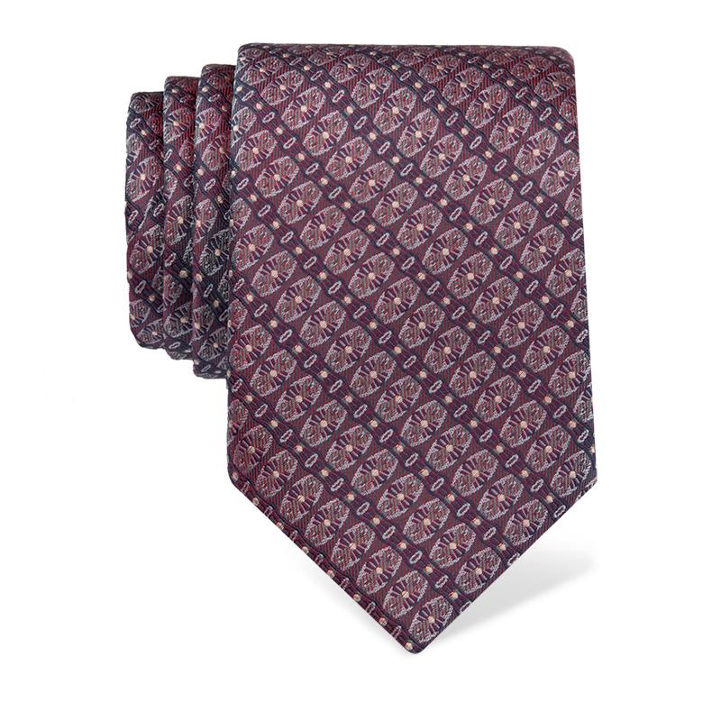 Cravat CROATA Classic  Dots Brown  Silk 100%  