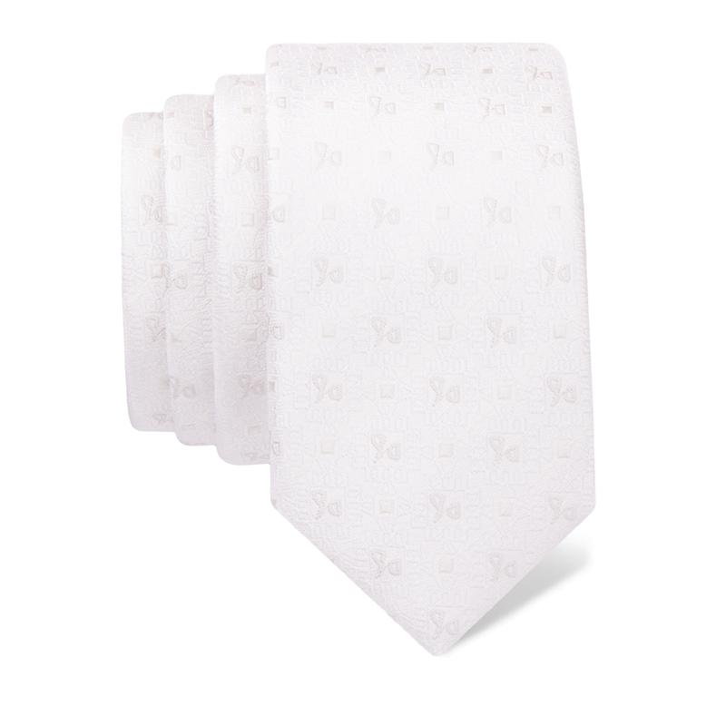 Cravat CROATA CROATA Thematic  Glagolitic alphabet Champagne  Silk 100%  